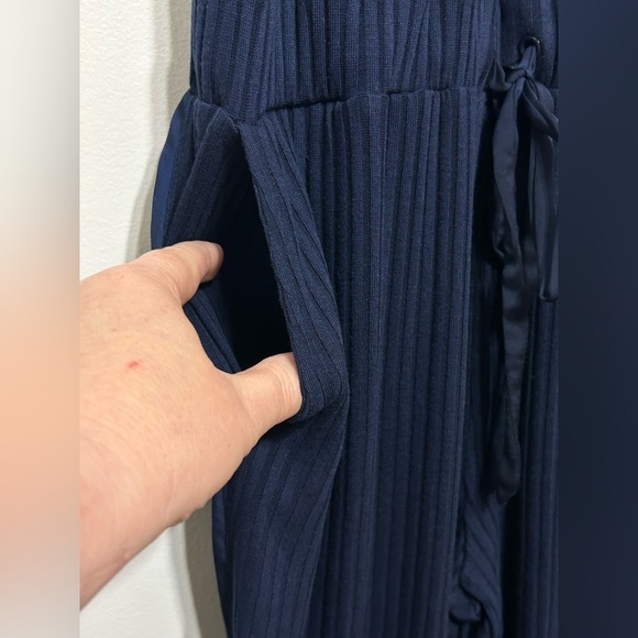 Anthropologie Saturday Sunday Sleeveless Ribbed Knit Jumpsuit Romper - Picture 7 of 14